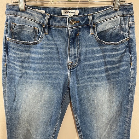 Vigoss Marley Skinny Mid Rise Denim Jeans 31 - Picture 2 of 16